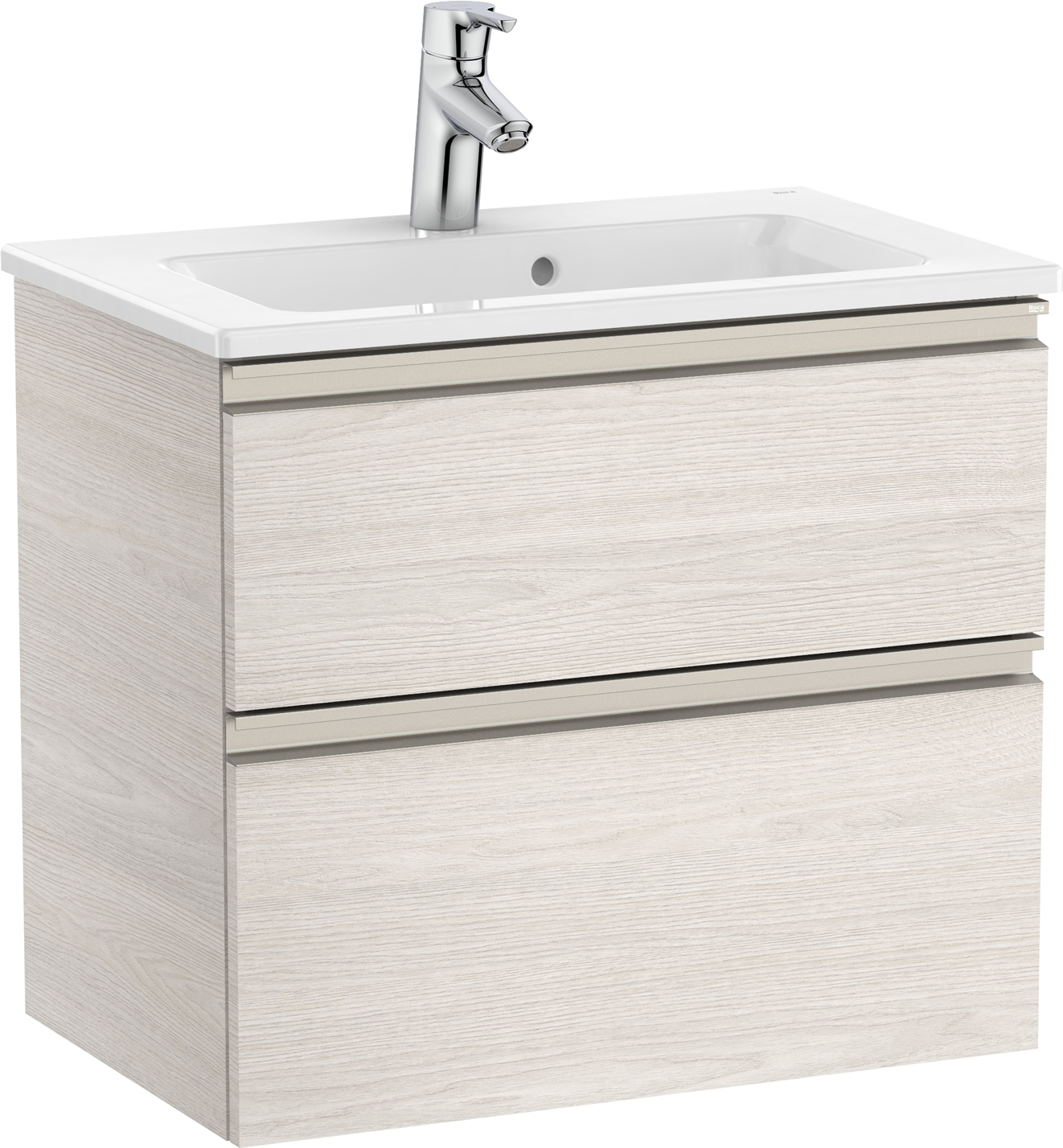 Roca Gap-N Compacto Unik zestaw łazienkowy 60 cm umywalka z szafką jesion nordic A851495434 - Wysyłka w 24h
