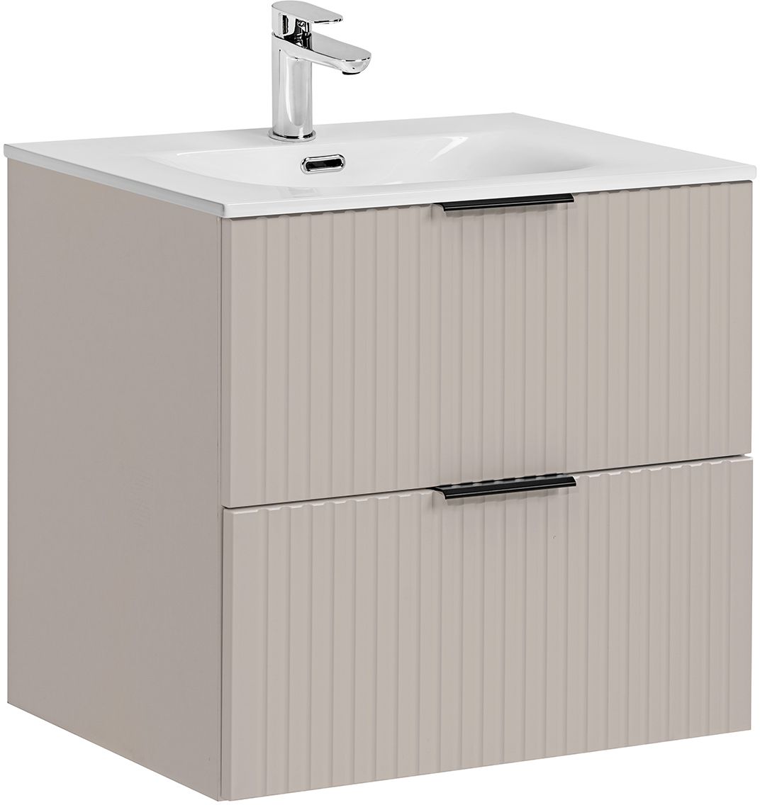 Comad Adel Cashmere szafka 60 cm podumywalkowa wisząca kaszmir z umywalką meblową SET-ADC 60CM SKY - Wysyłka w 24h
