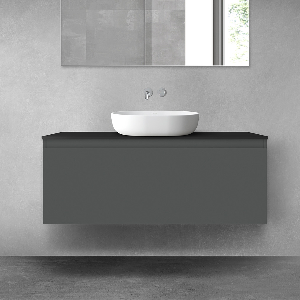 Oltens Vernal szafka 120 cm podumywalkowa wisząca grafit mat 60016400 - Wysyłka w 24h