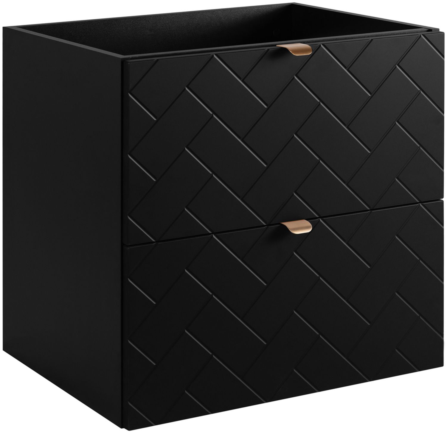 Rodan Trend szafka 60x46x60,7 cm podumywalkowa wisząca czarna