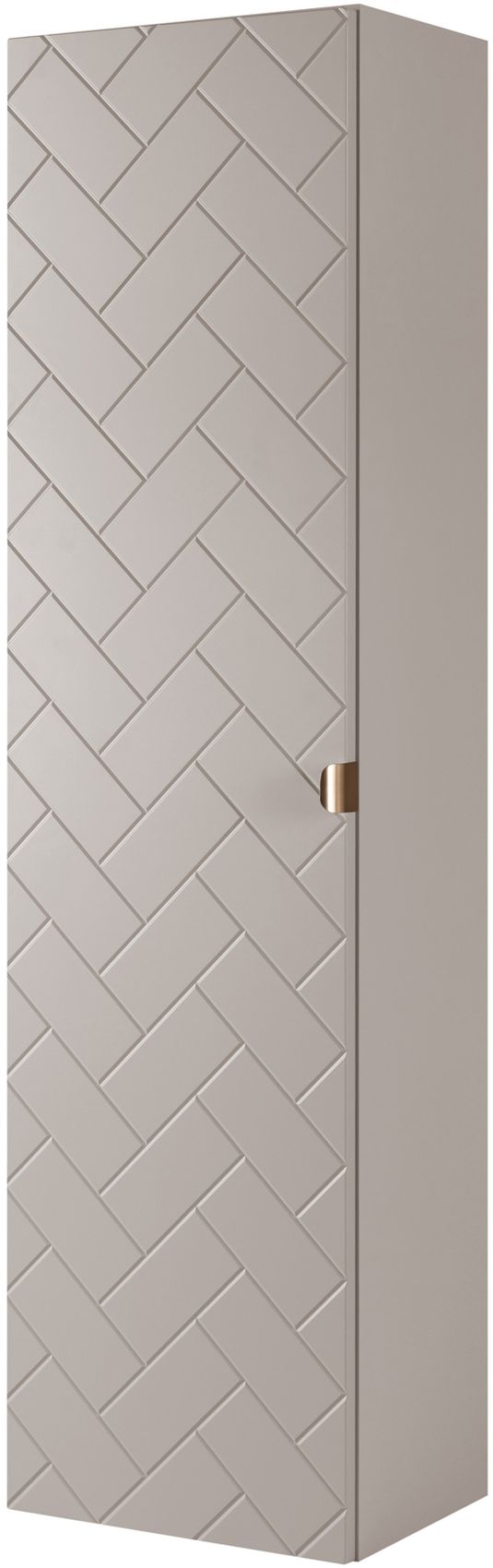 Rodan Trend szafka 35x27x136 cm boczna wisząca beżowa