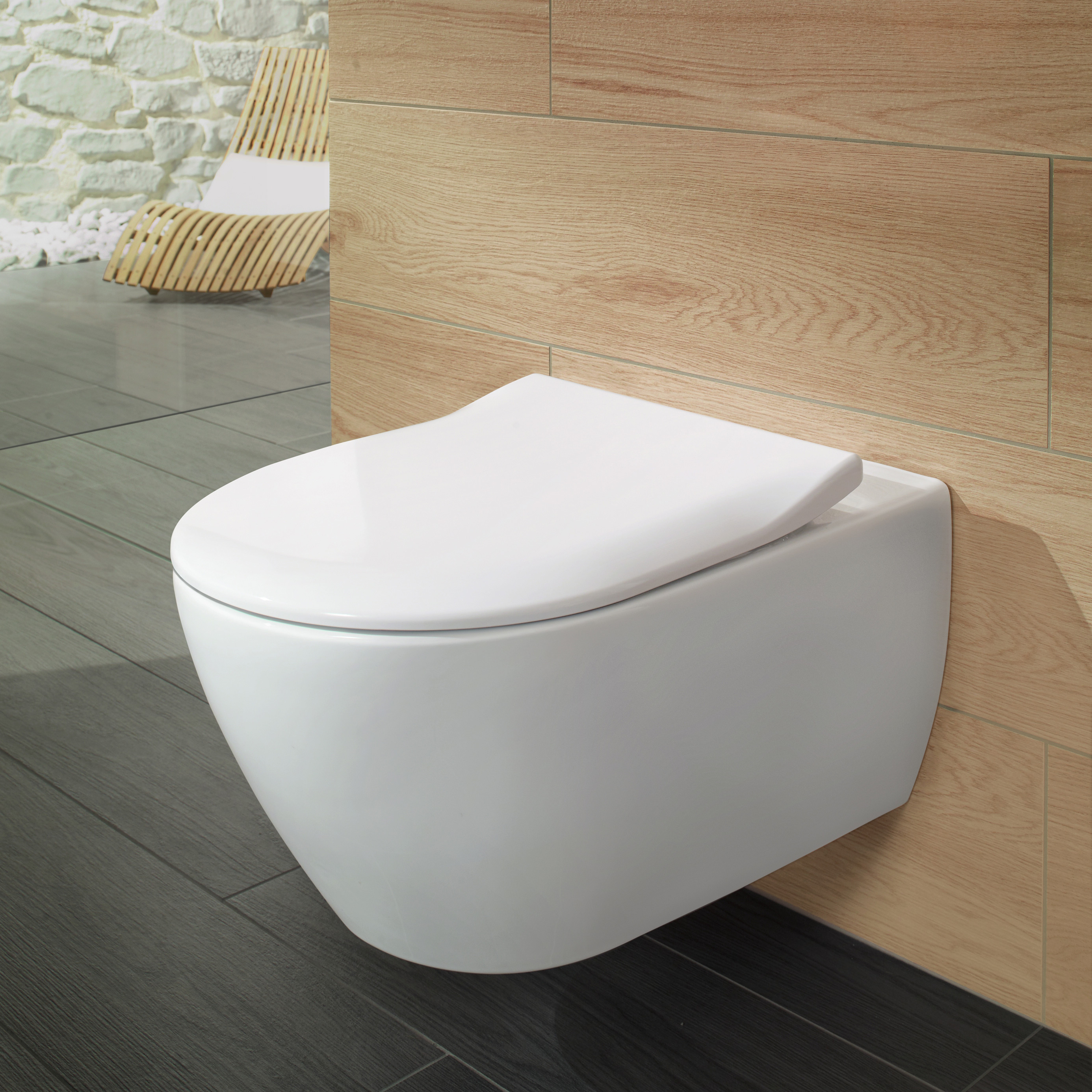 Villeroy & Boch Subway 2.0 miska WC wisząca bez kołnierza AntiBac CeramicPlus Weiss Alpin 5614R0T2