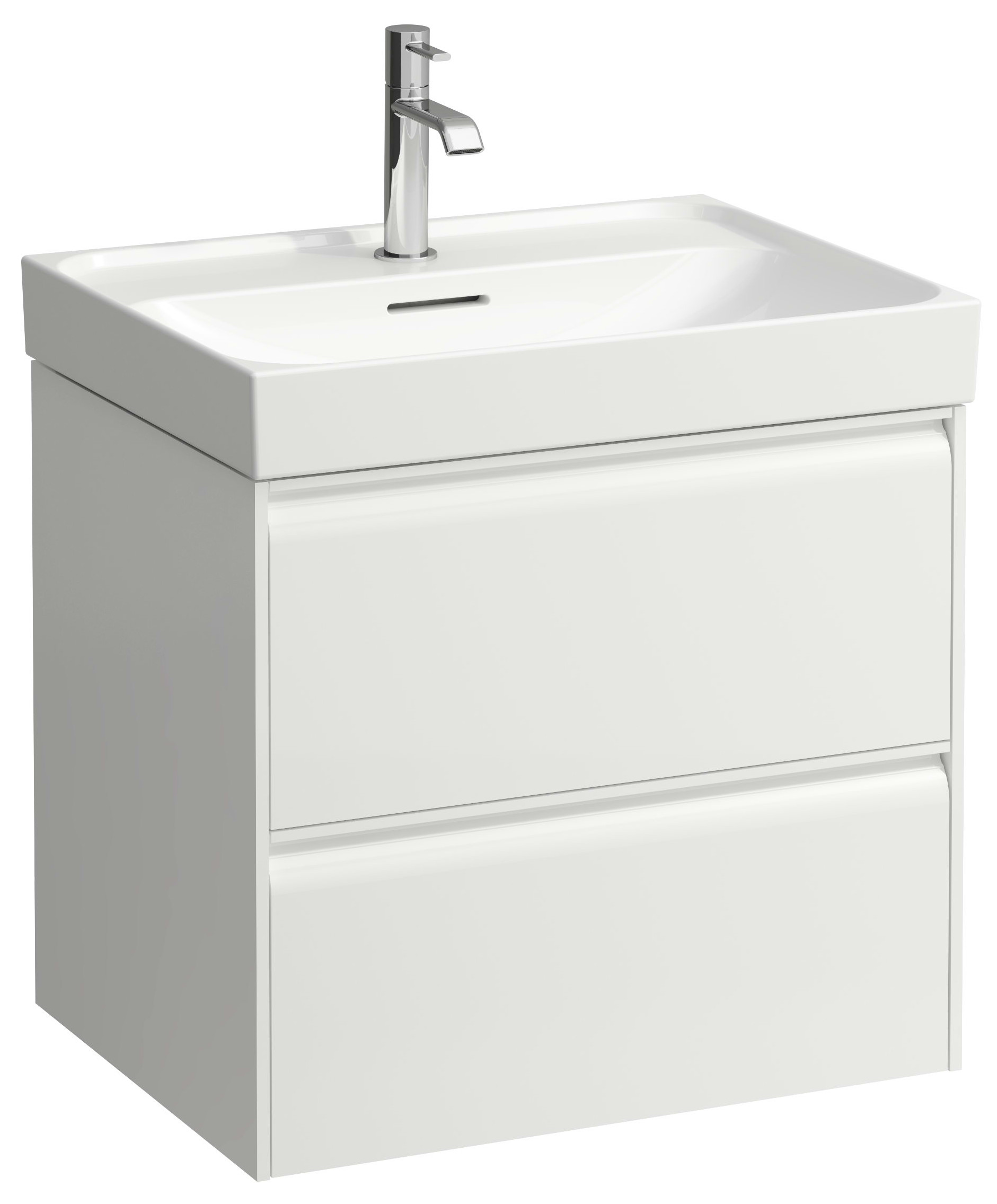 Laufen Meda szafka 58,4x44,8x51,5 cm podumywalkowa wisząca biały mat H4215720112601