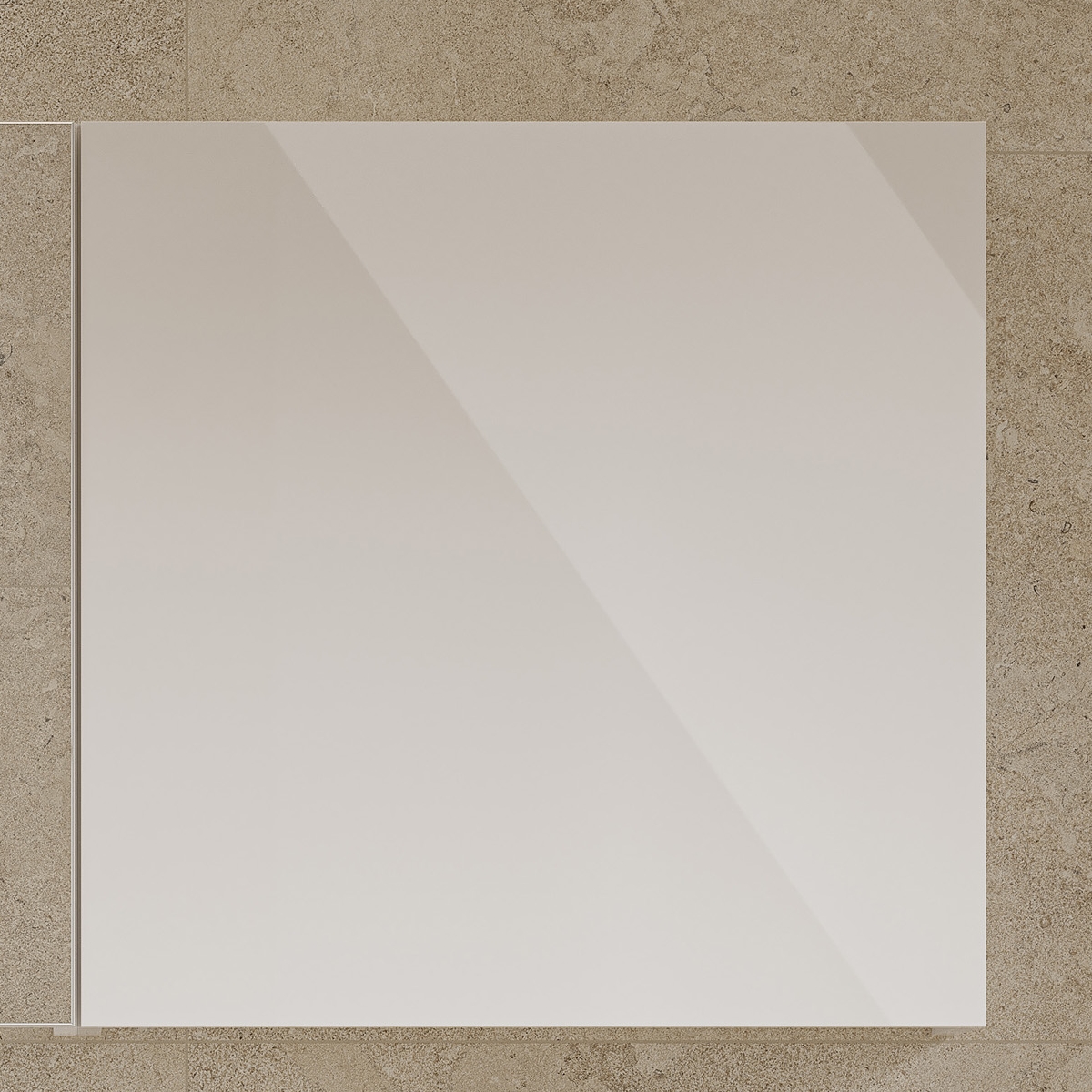 Cersanit Ovida szafka 59,4x13,8x59,2 cm boczna wisząca biała S1058-006