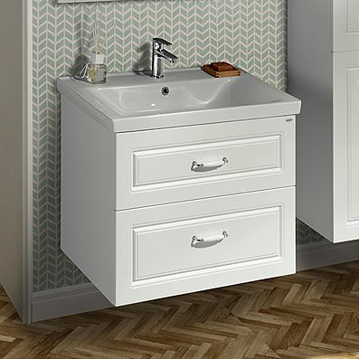Aqualine Favolo szafka 61 cm podumywalkowa wisząca biały mat FV265