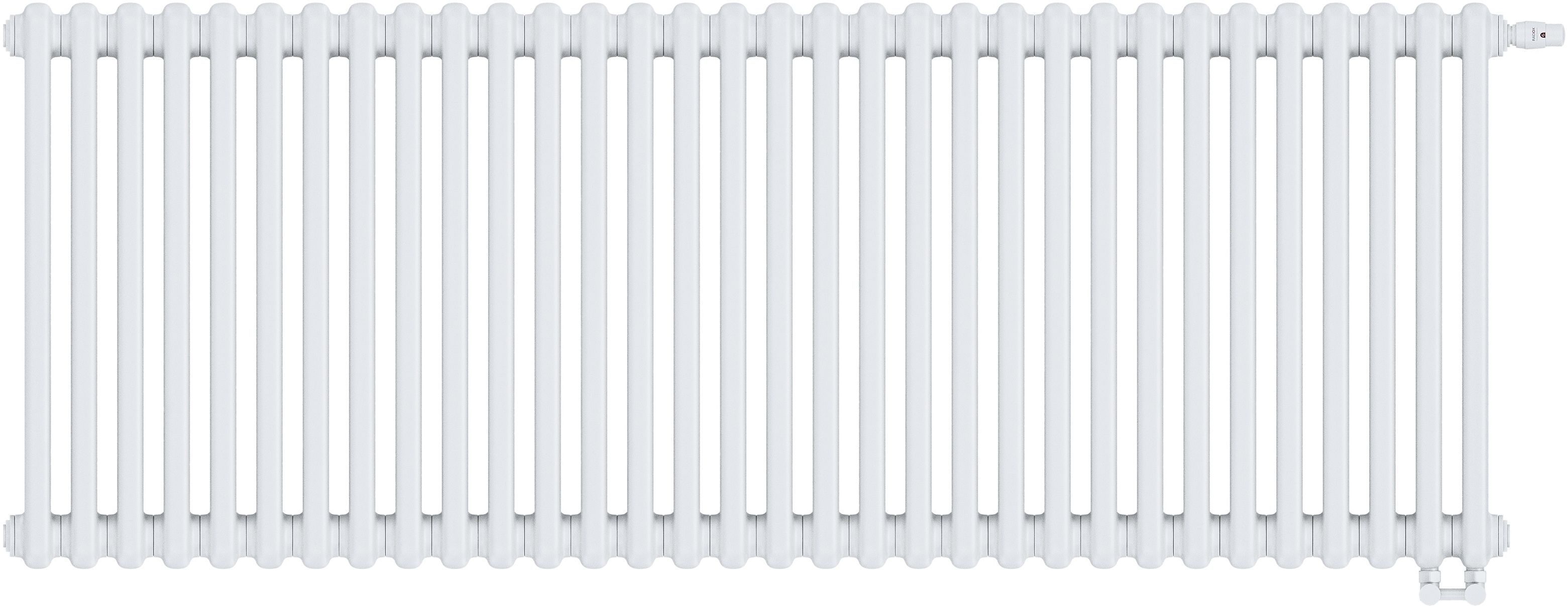 Irsap Tesi 2 grzejnik pokojowy 144x56,5 cm podłączenie dolne biały IRS-TES-2056-32-B-25