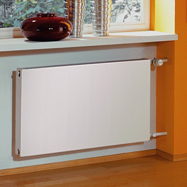 Purmo Plan Compact grzejnik płytowy 90x70 cm podłączenie boczne biały FC22 900x700