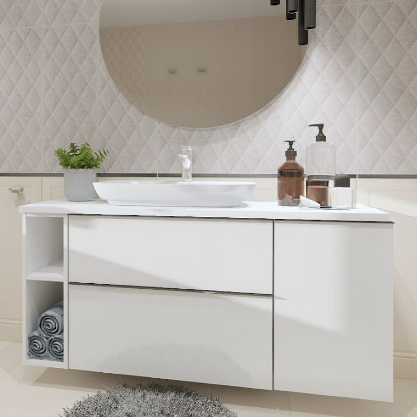 Elita Look szafka 100x44,9x63,5 cm podumywalkowa wisząca white matt RE011003025290