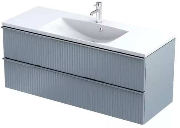 Oristo Etna szafka 119,6x45,5x50 cm podumywalkowa wisząca szara OR52-SD2S-120-16R