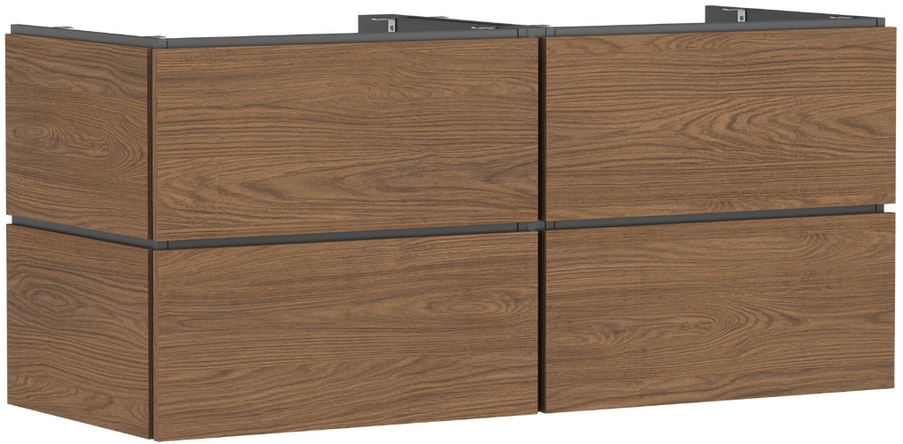 Hansgrohe Xilesa E szafka 137,5x55x62 cm podumywalkowa wisząca dąb 54305550