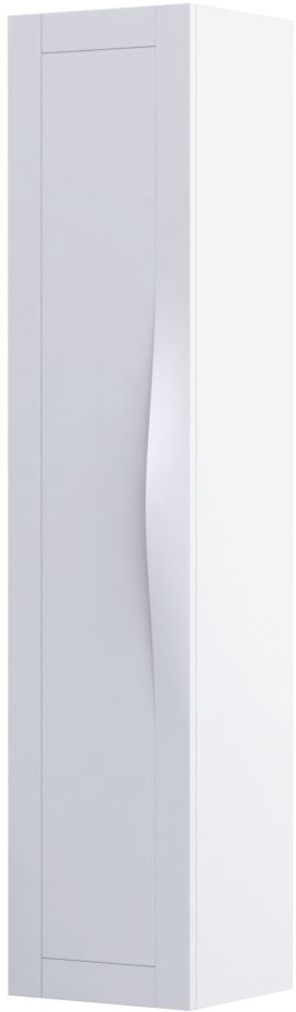 Oristo Skagen szafka łazienkowa 160 cm wisząca boczna wysoka biały mat OR49-SB1D-35-2