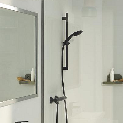 Grohe Vitalio Start 110 zestaw prysznicowy ścienny punktowy czarny mat 279502431 - Wysyłka w 24h