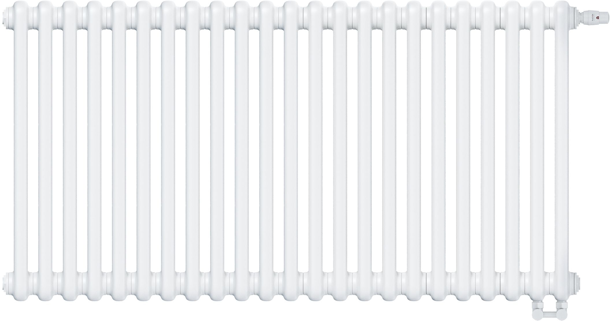 Irsap Tesi 3 grzejnik pokojowy 56,5x103,5 cm podłączenie dolne biały IRS-TES-3056-23-B-25