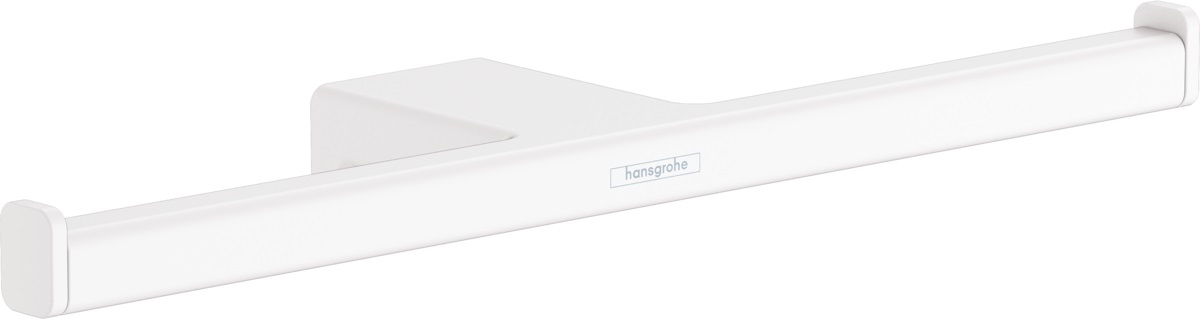 Hansgrohe AddStoris uchwyt na papier toaletowy podwójny biały mat 41748700