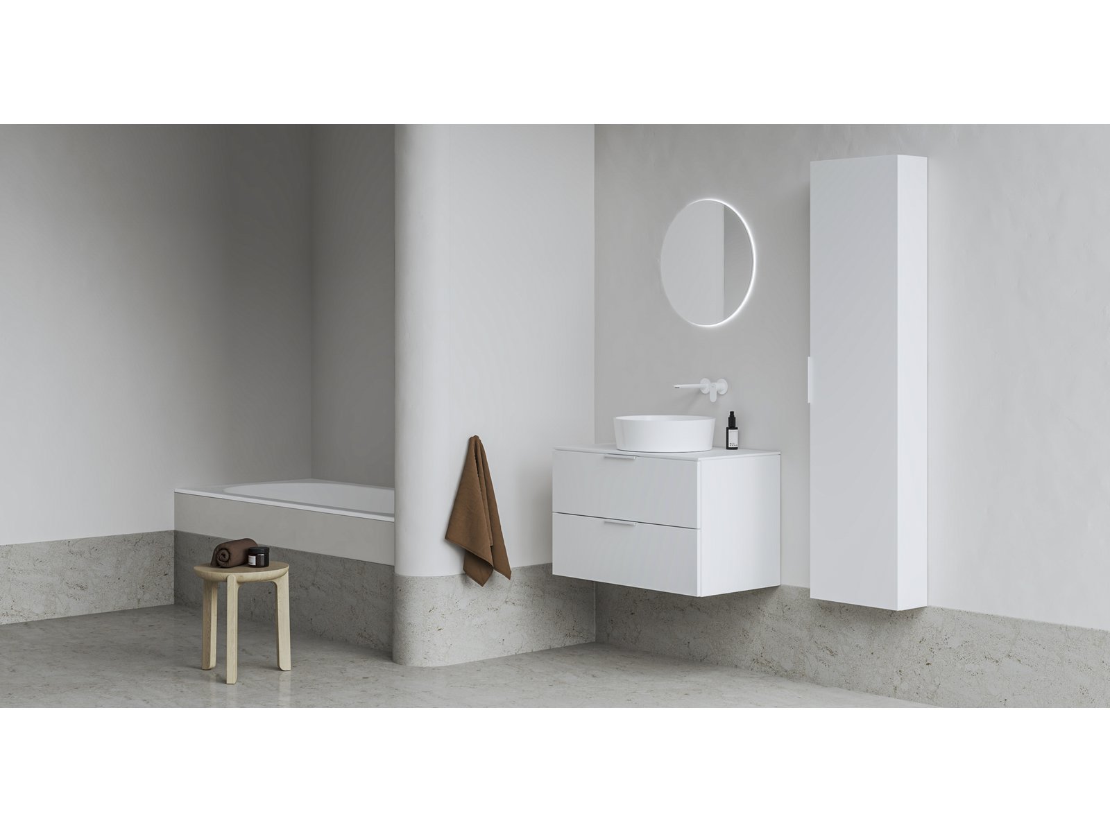 Ravak Comfort szafka 80x46x50 cm podumywalkowa wisząca biała X000001819