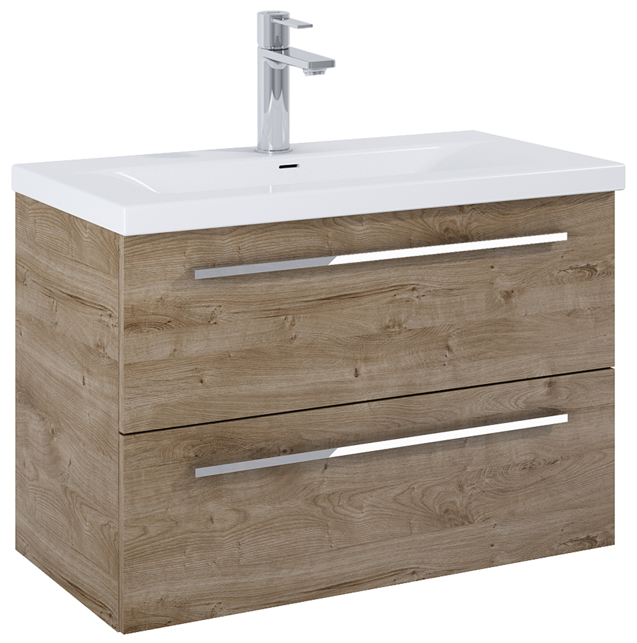 Roca Kwadro szafka 79,8x38,4x53 cm podumywalkowa wisząca dąb A857970808