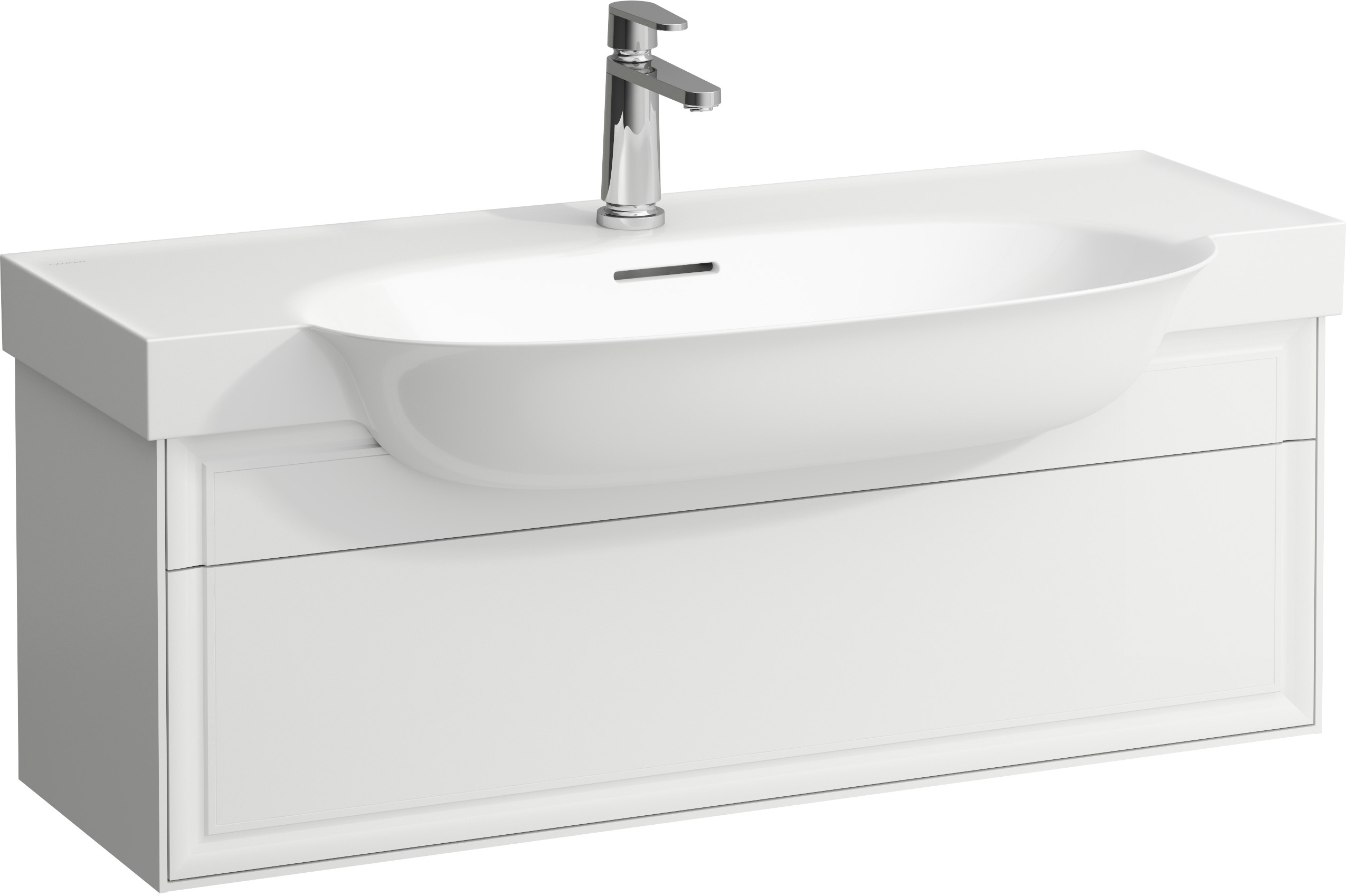 Laufen The New Classic szafka 100 cm podumywalkowa wisząca biały mat H4060910851701
