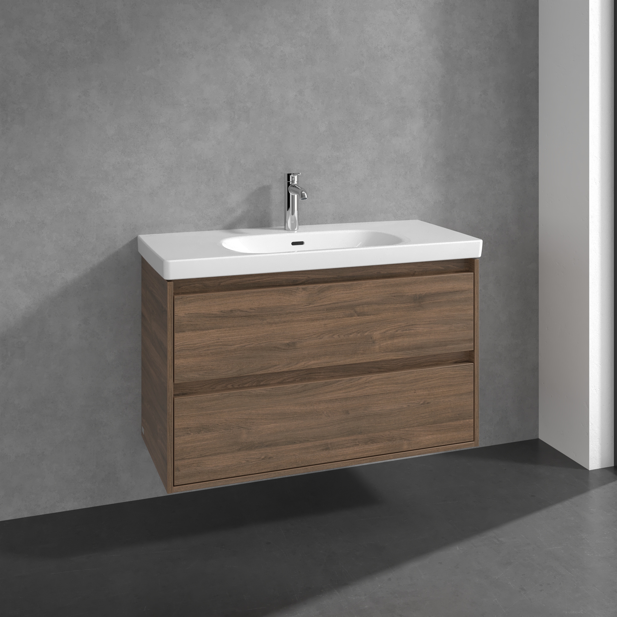 Villeroy & Boch Skyla szafka 97,2x43,9x59,6 cm podumywalkowa wisząca Arizona Oak C79900VH