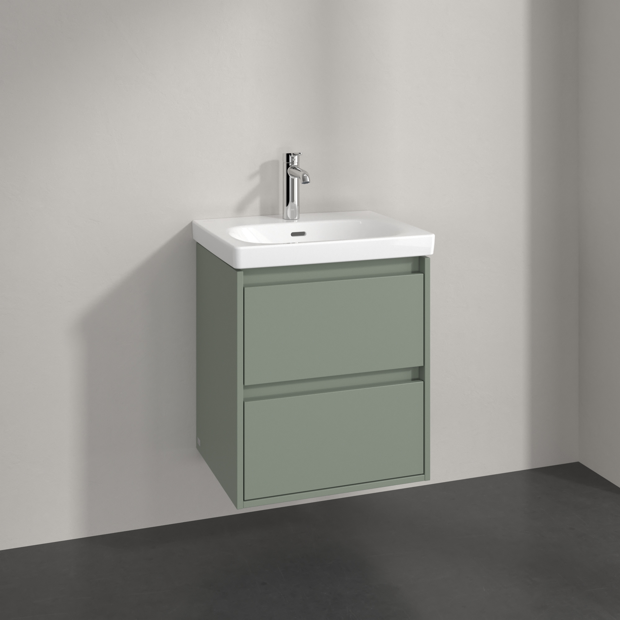 Villeroy & Boch Skyla szafka 52,2x42,4x59,6 cm podumywalkowa wisząca Soft Green C79300AF