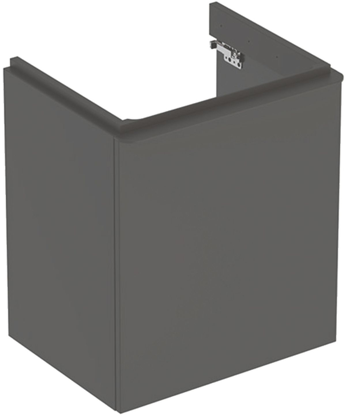 Geberit Smyle Square szafka 53,6 cm podumywalkowa wisząca lava mat 500.365.JK.1
