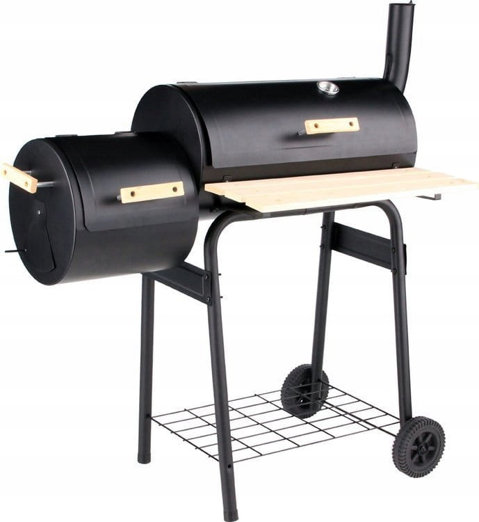 Grill węglowy ogrodowy z wędzarnią