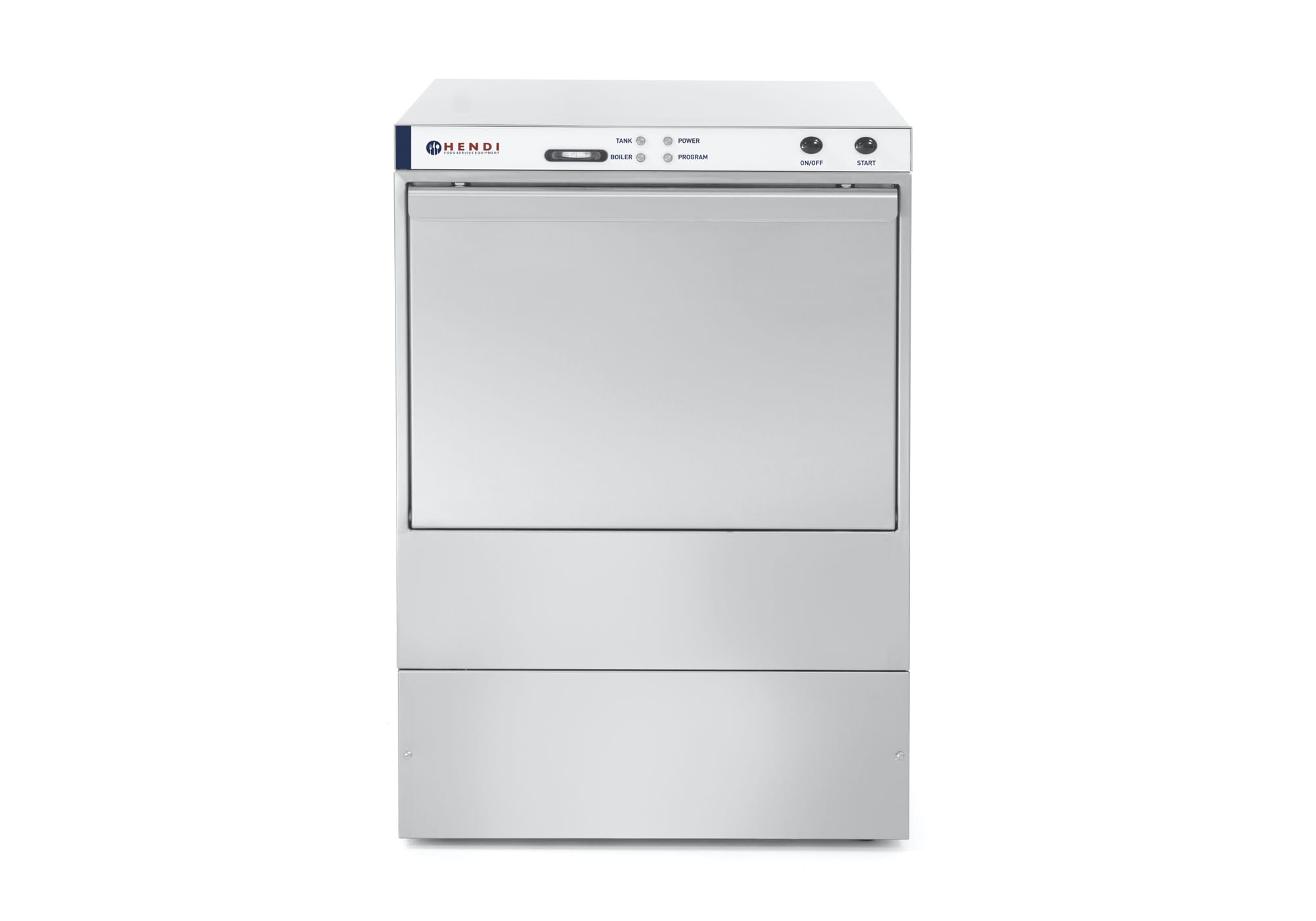 Zmywarka do naczyń 50x50cm z pompą spustową i dozownikiem detergentu 400V Hendi