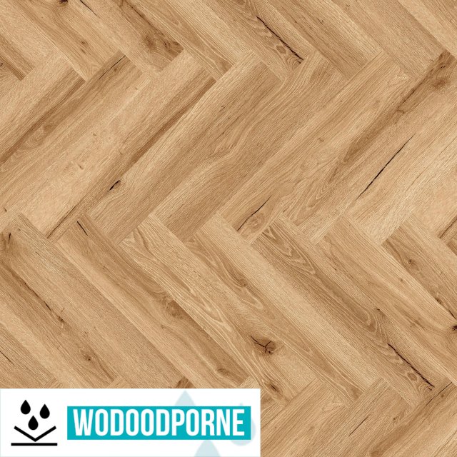 Panele winylowe SPC MHC ROTBERG HERRINGBONE DĄB BLONDI KL 23-33 4,5 M