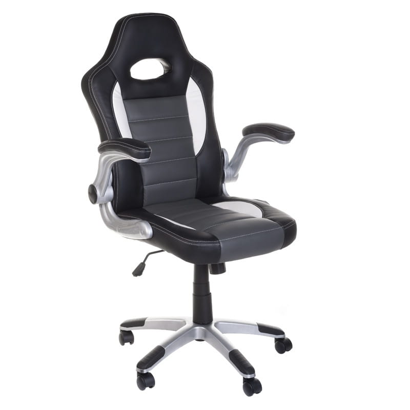 Bs fotel gamingowy racer corpocomfort bx-6923 szary