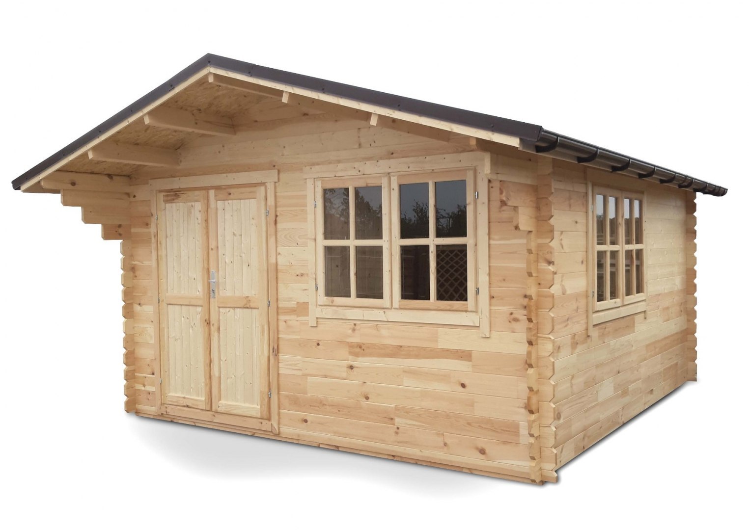 Domek Ogrodowy narzędziowy Jeremi 16m2 400x400cm 35mm z podłogą