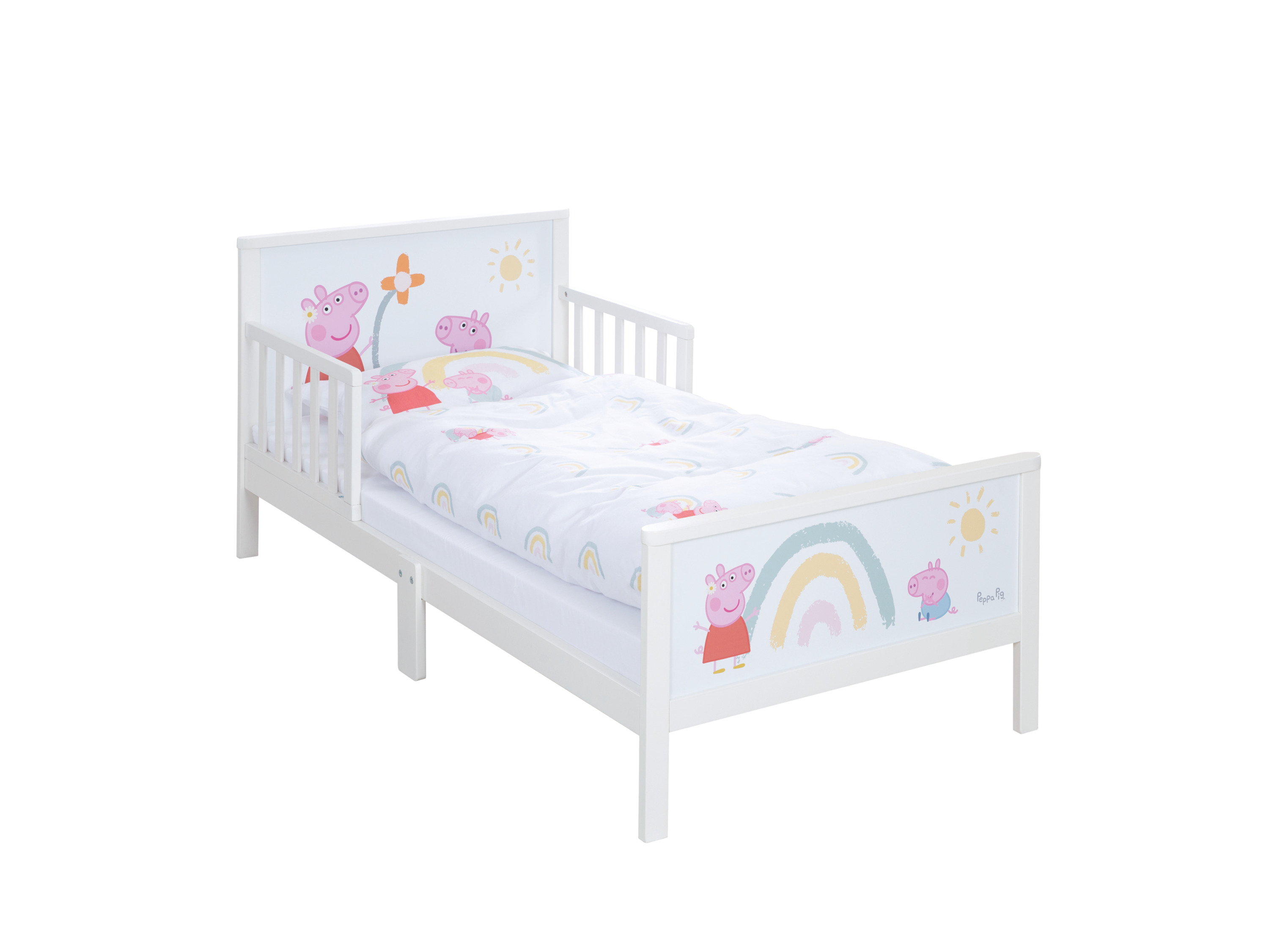 roba Łóżko dziecięce z kolekcji Psi Patrol / Świnka Peppa z kompletem pościeli, 70x140 cm Psi Patrol
