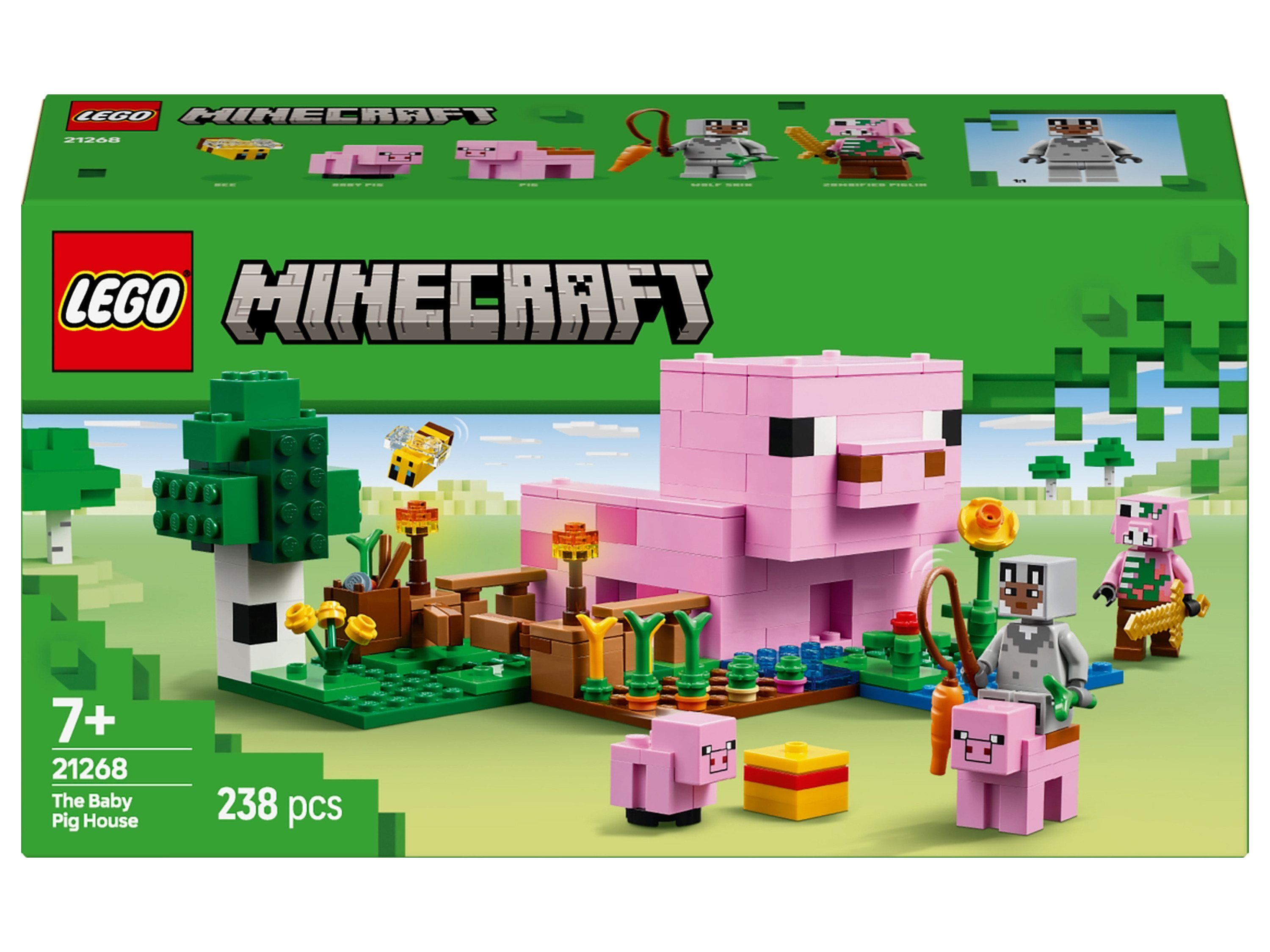Lego Minecraft Zestaw klocków 21268 Dom prosiaczka