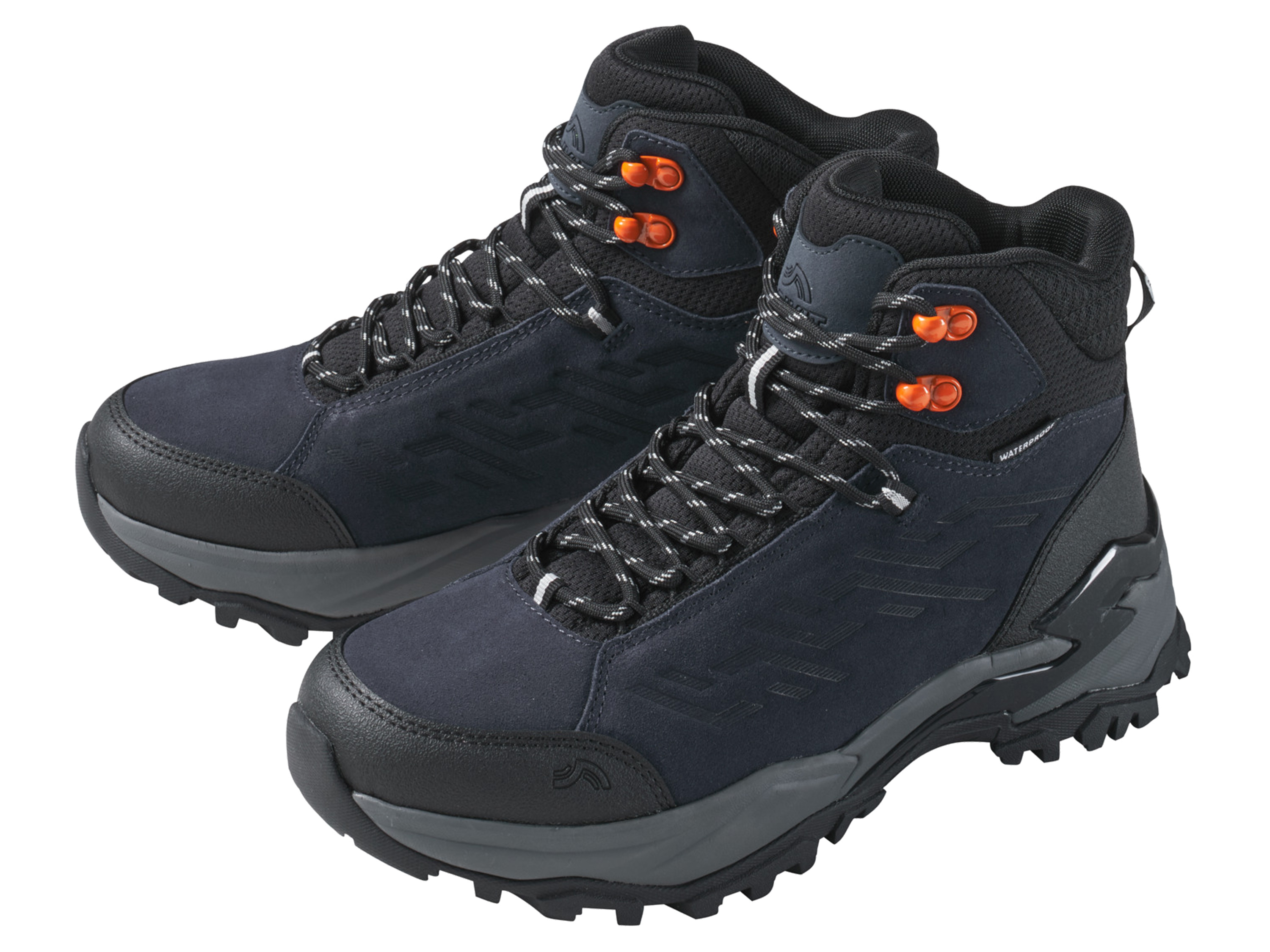 Crivit Skórzane buty trekkingowe damskie Granatowy, 37