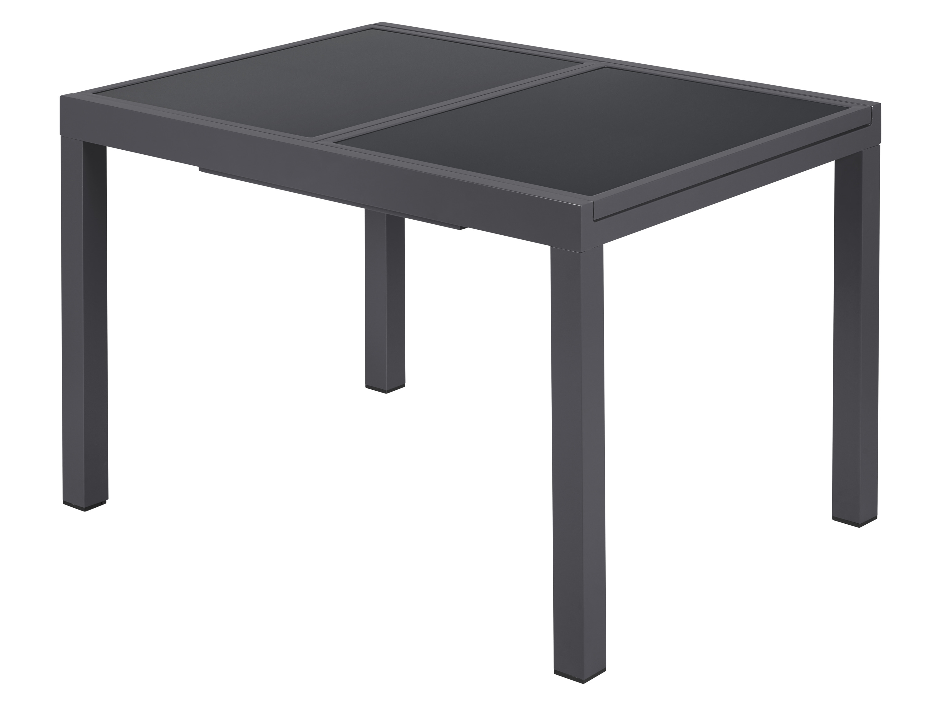 Livarno Aluminiowy stół ogrodowy Houston/Toronto, rozkładany 120-180 cm, szary