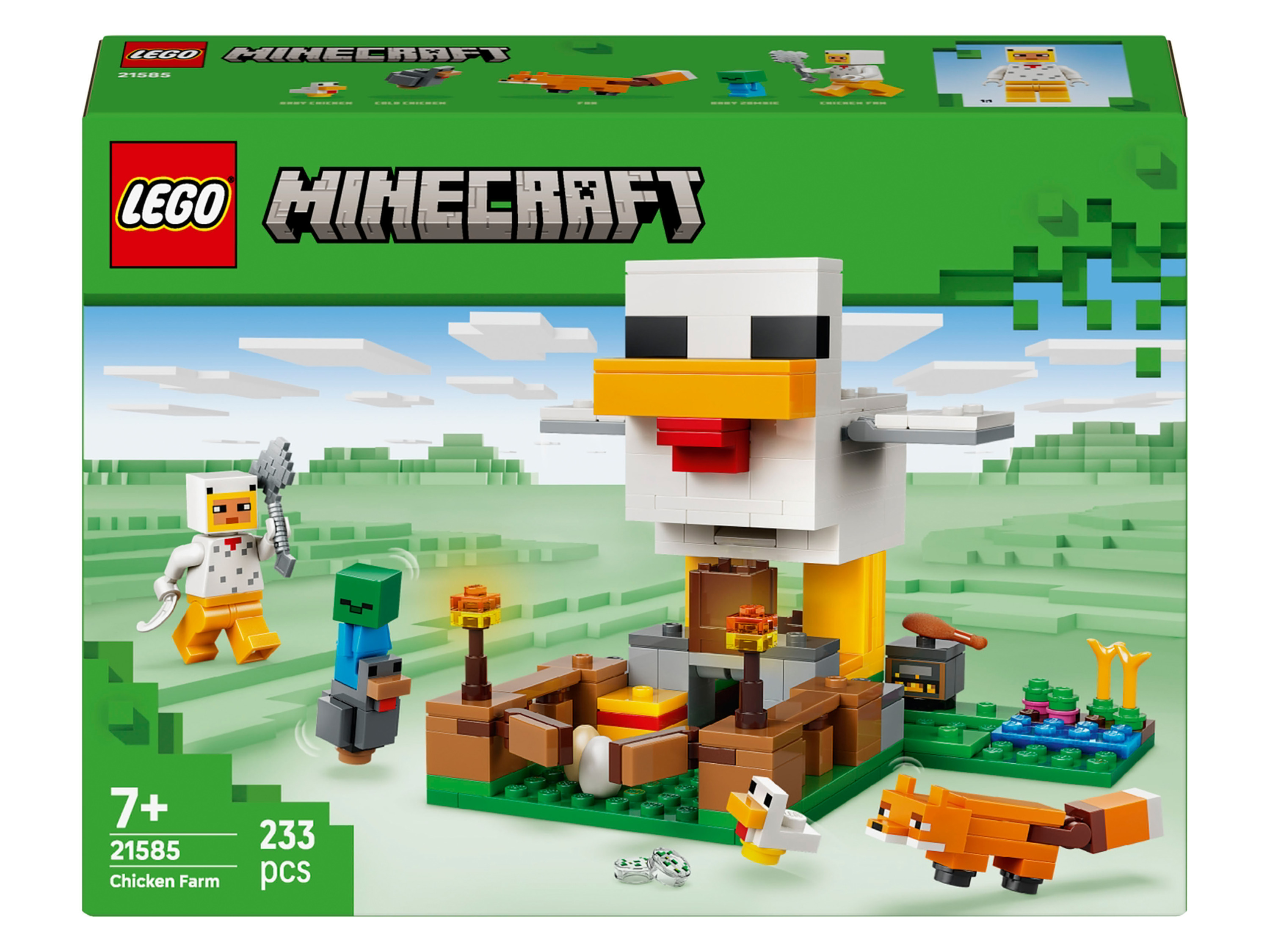 Lego Minecraft 21585 Farma kurczaków