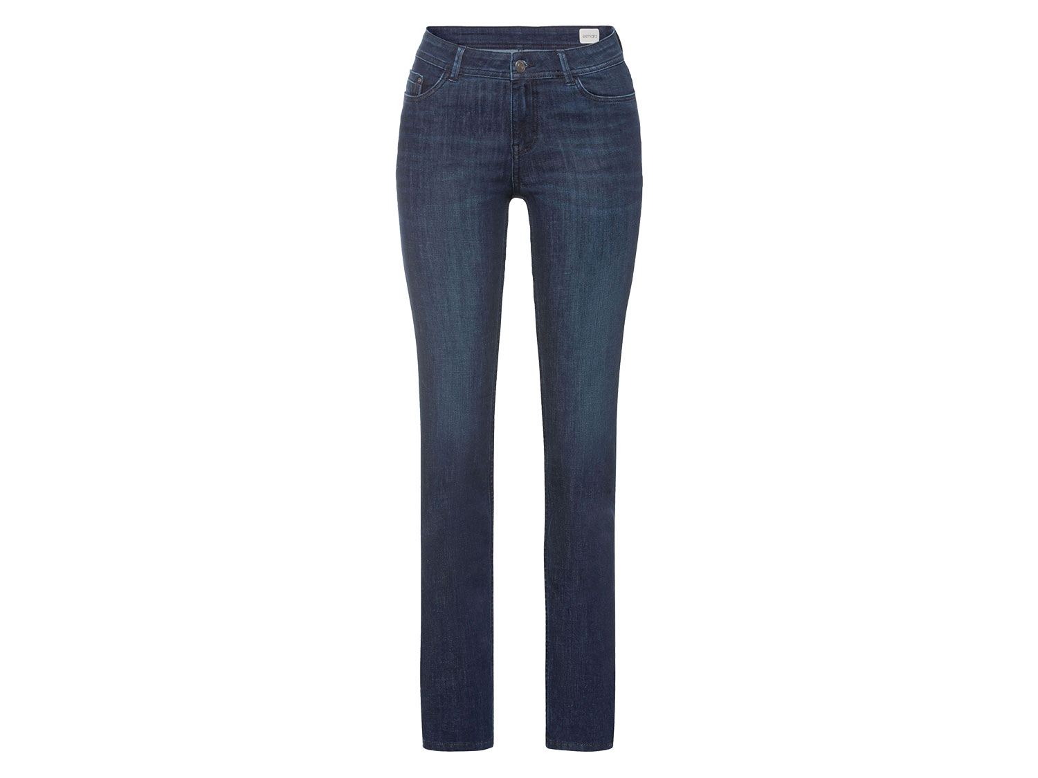 esmara Jeansy damskie slim fit Krótsze, Ciemnoniebieski, 40