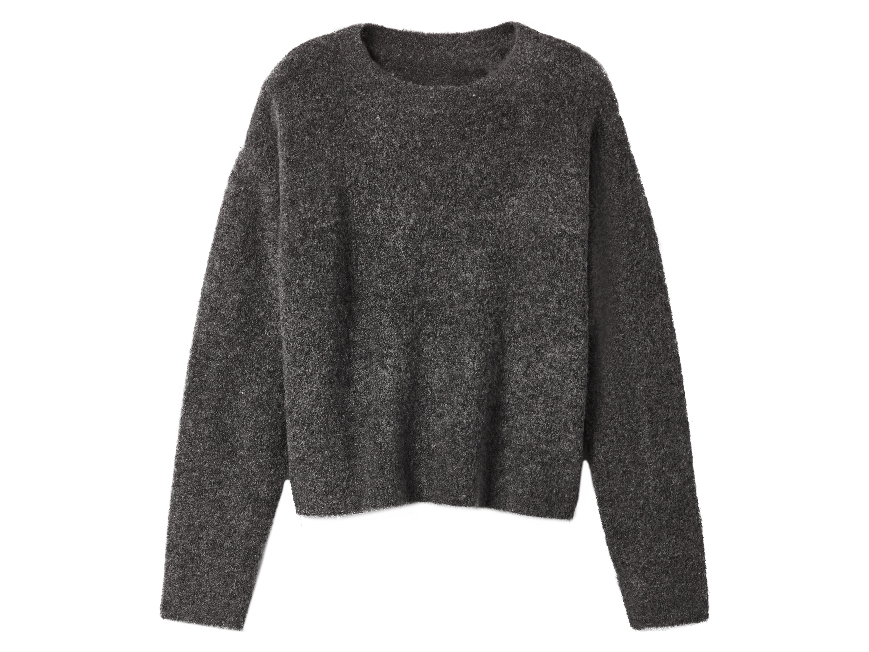 esmara Sweter damski dzianinowy Szary, XS 32/34