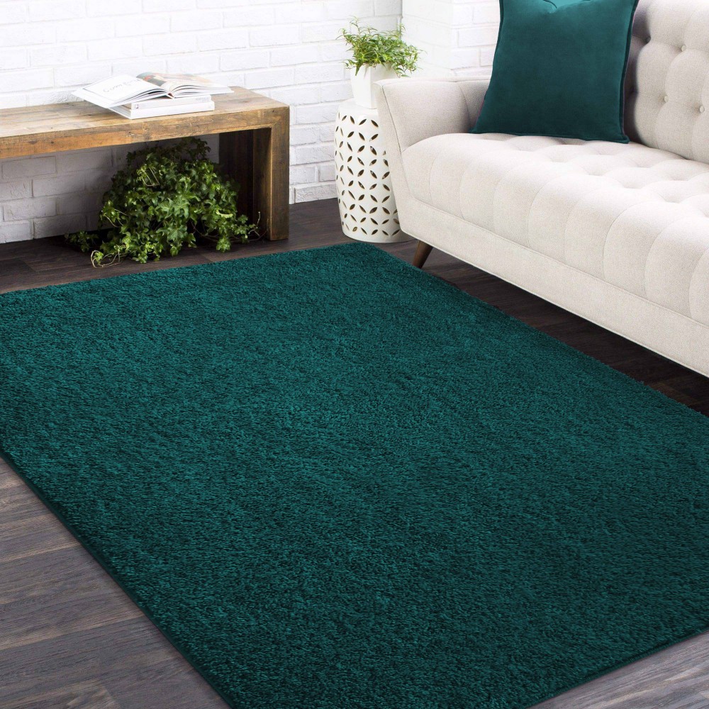 Dywan - 80 x 150 cm - Zielony - Shaggy - Dywanopol
