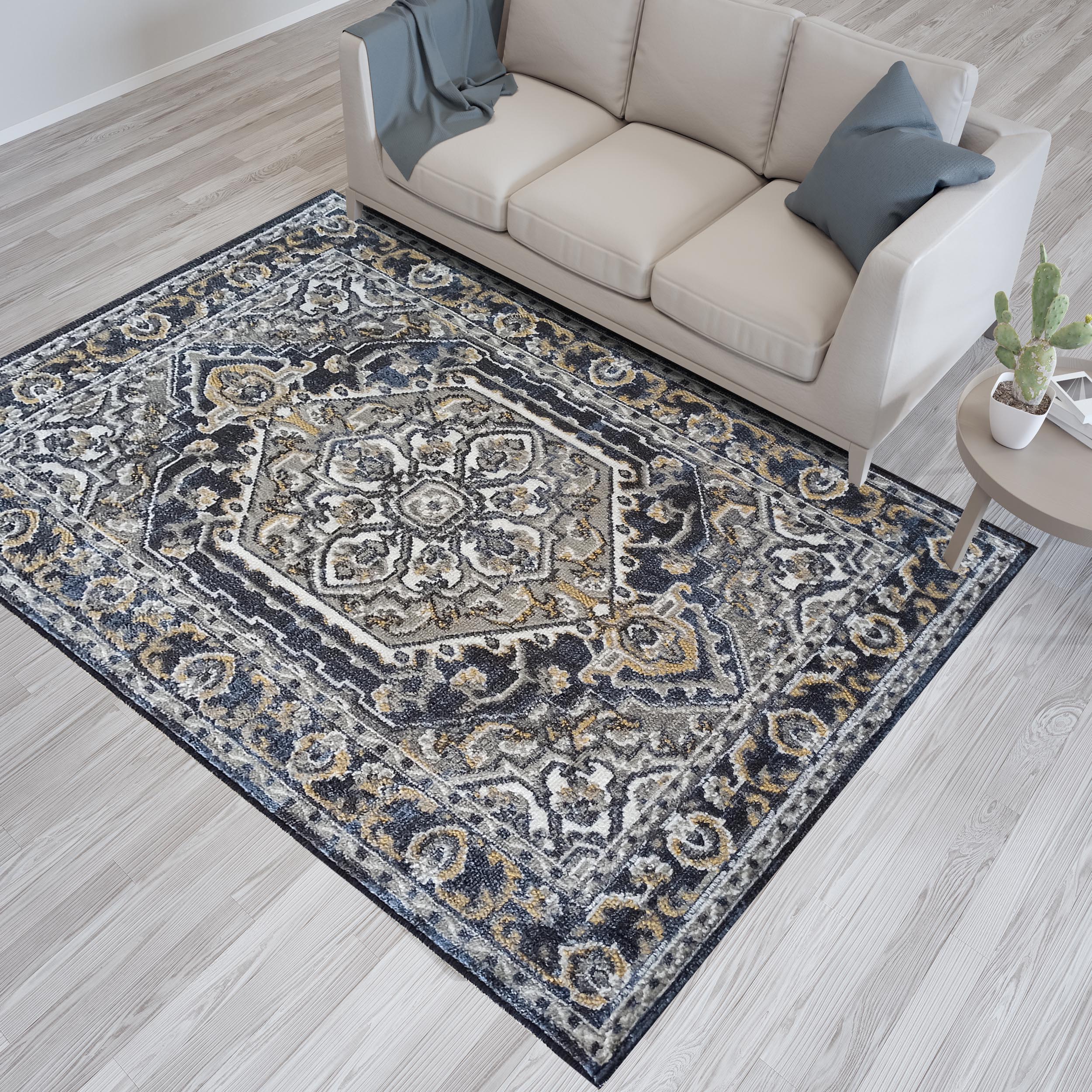 Dywan - 80 x 150 cm - Wielokolorowy - Nowoczesny - Dywanopol