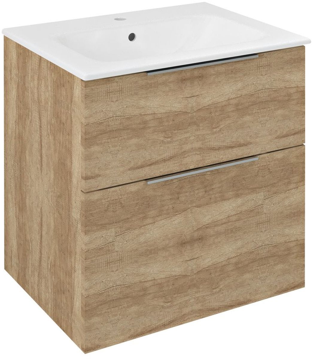 Darmowa Dostawa - Szafka 59.2x45.9x64 cm podumywalkowa wisząca dąb Sapho Cirasa CR6012222