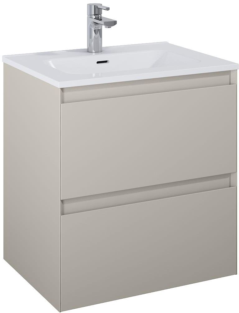 Darmowa Dostawa - Szafka 60x45.8x63.5 cm podumywalkowa wisząca beżowa Elita Split RE010600057020