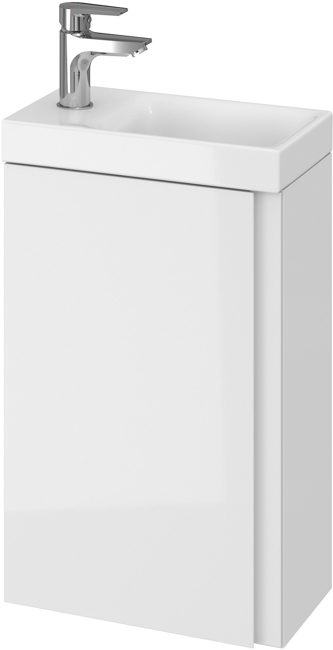 Darmowa Dostawa - Szafka 39x21.5x59 cm podumywalkowa wisząca biała Cersanit Moduo S590014DSM