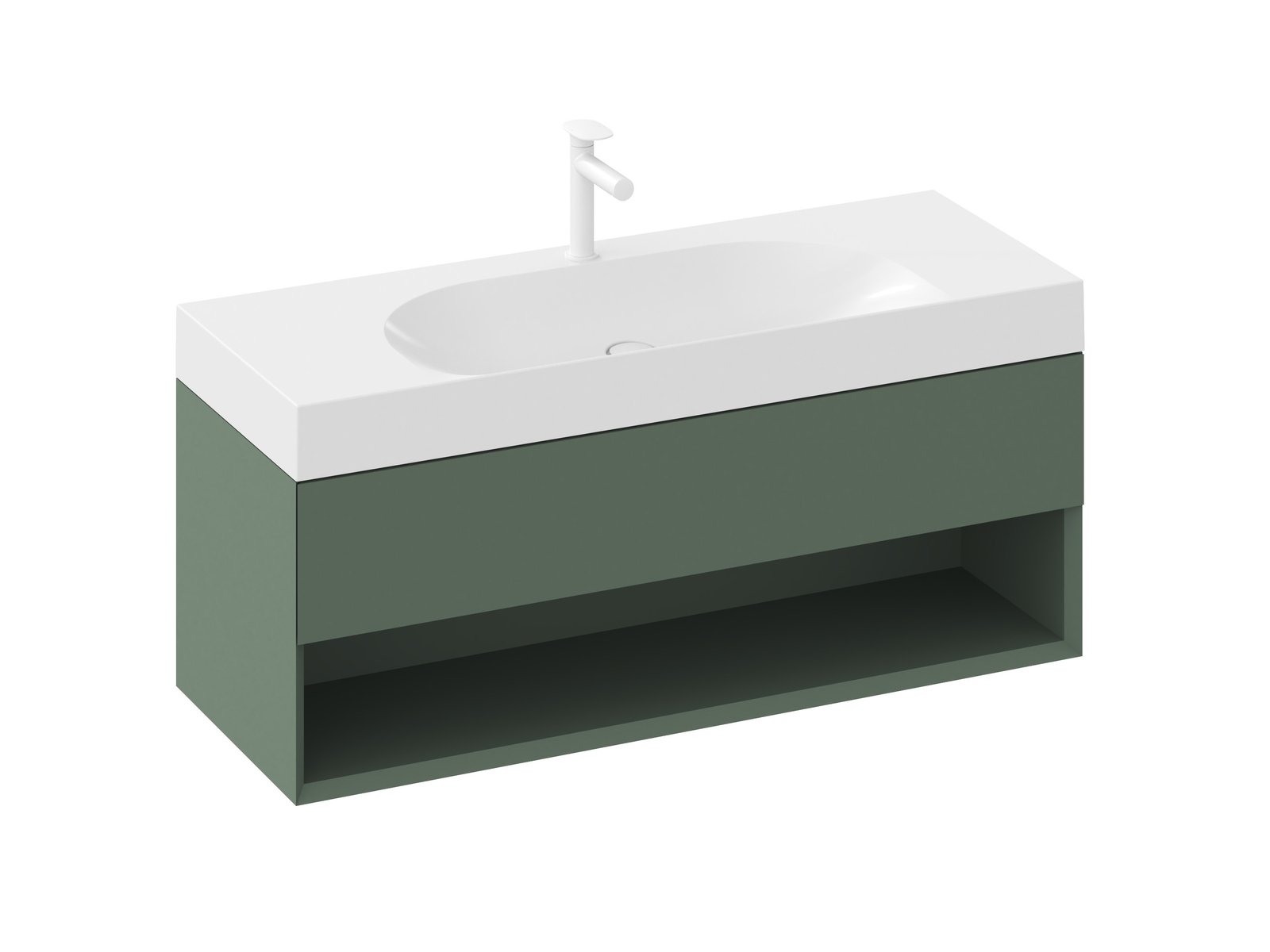 Darmowa Dostawa - Szafka 120x45x43 cm podumywalkowa wisząca zielona Ravak Lite X000001870