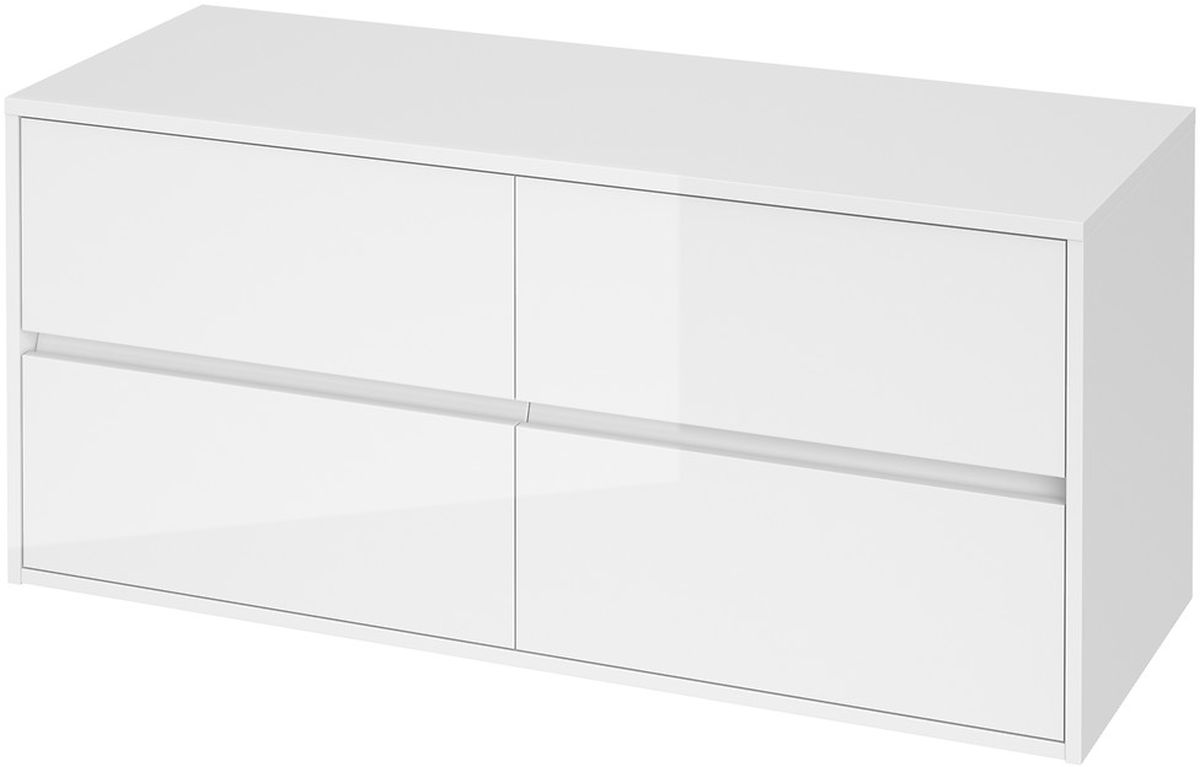 Darmowa Dostawa - Szafka 119.4x44.7x53 cm podumywalkowa wisząca biała Cersanit Crea S931002