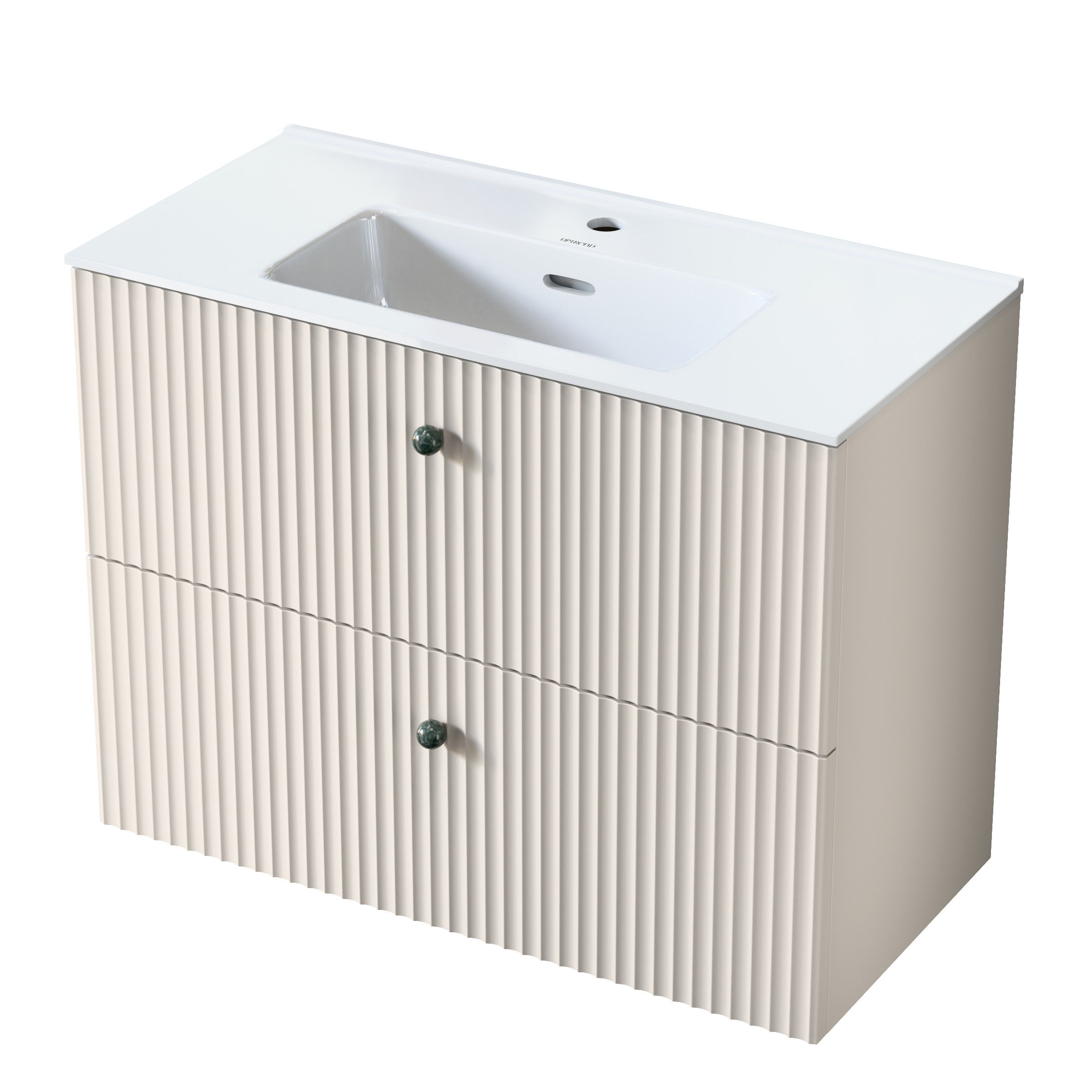 Darmowa Dostawa - Szafka 79.6x38.2x60 cm podumywalkowa wisząca piaskowa Uptrend Panarea 005SU8002