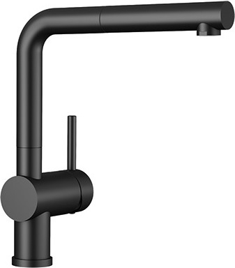 Darmowa Dostawa - Bateria kuchenna stojąca czarna Blanco Linus-S 525807