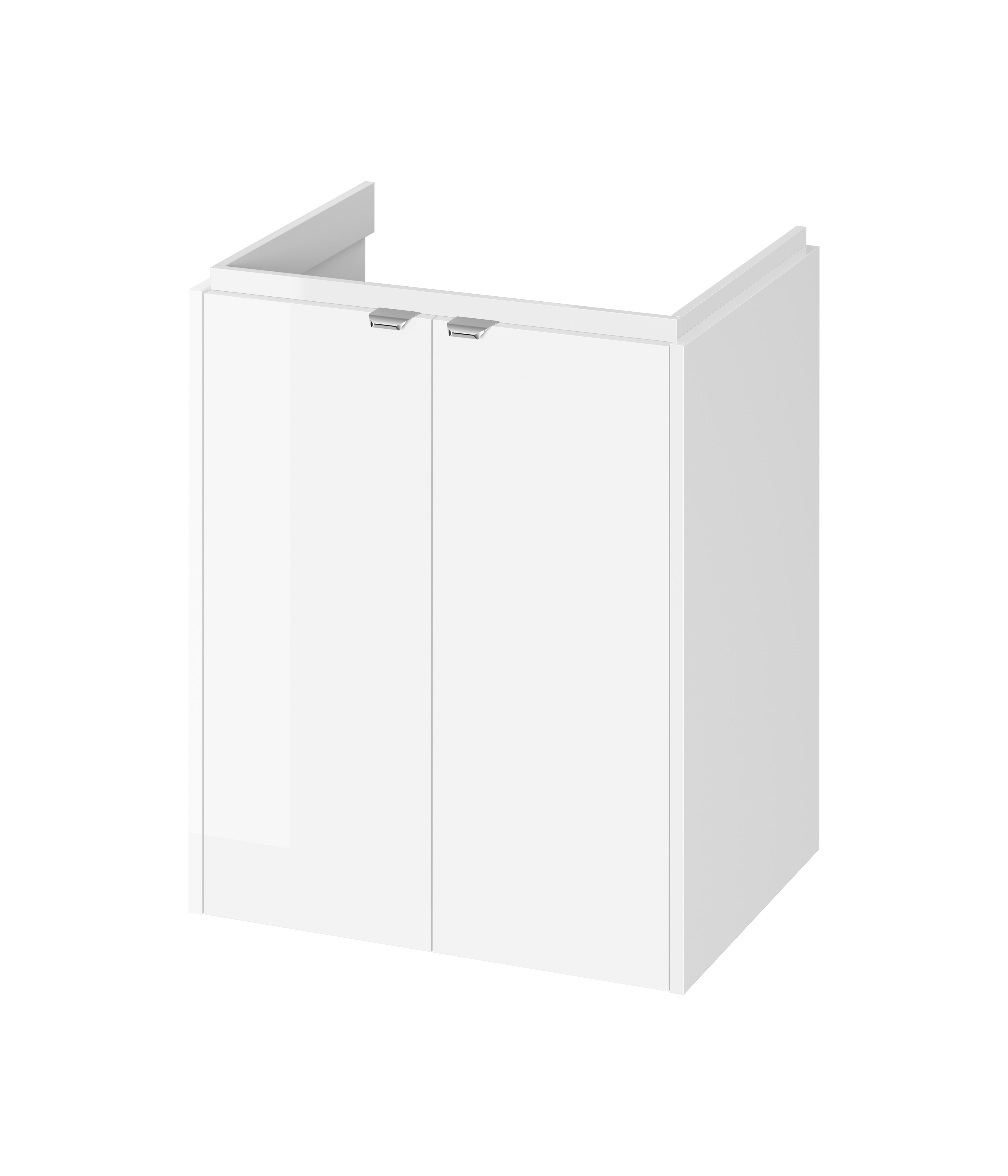 Darmowa Dostawa - Szafka 59.4x45x70 cm podumywalkowa wisząca biała Cersanit Ovida S1058002