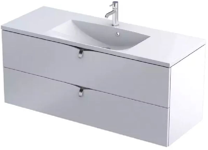 Darmowa Dostawa - Szafka 119.6x45.5x50 cm podumywalkowa wisząca biała Oristo Siena OR45SD2S1202