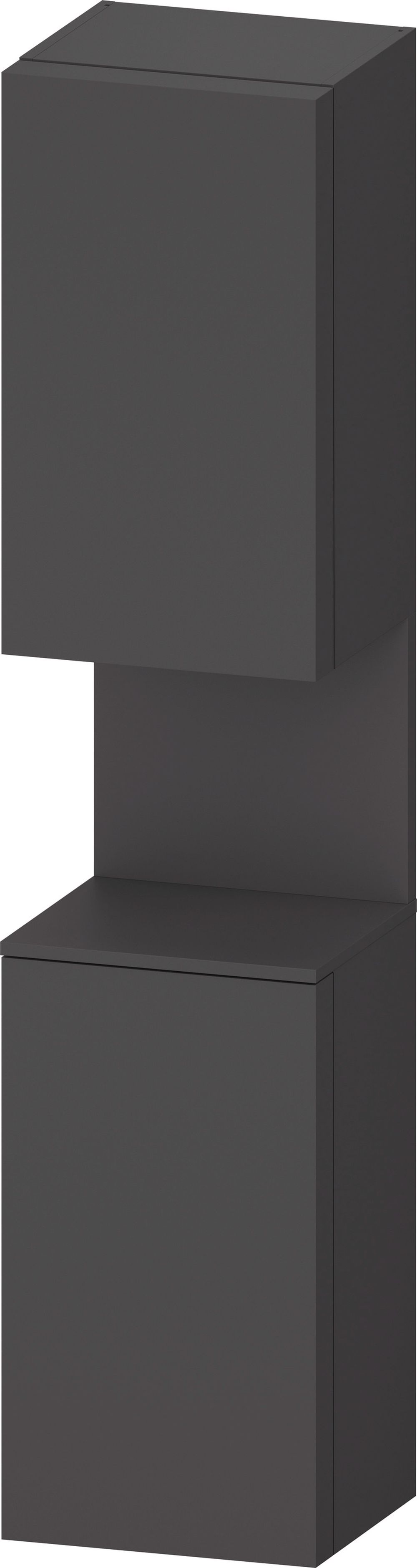 Darmowa Dostawa - Szafka 40x36x176 cm boczna wisząca grafit Duravit Qatego QA1346R49490010