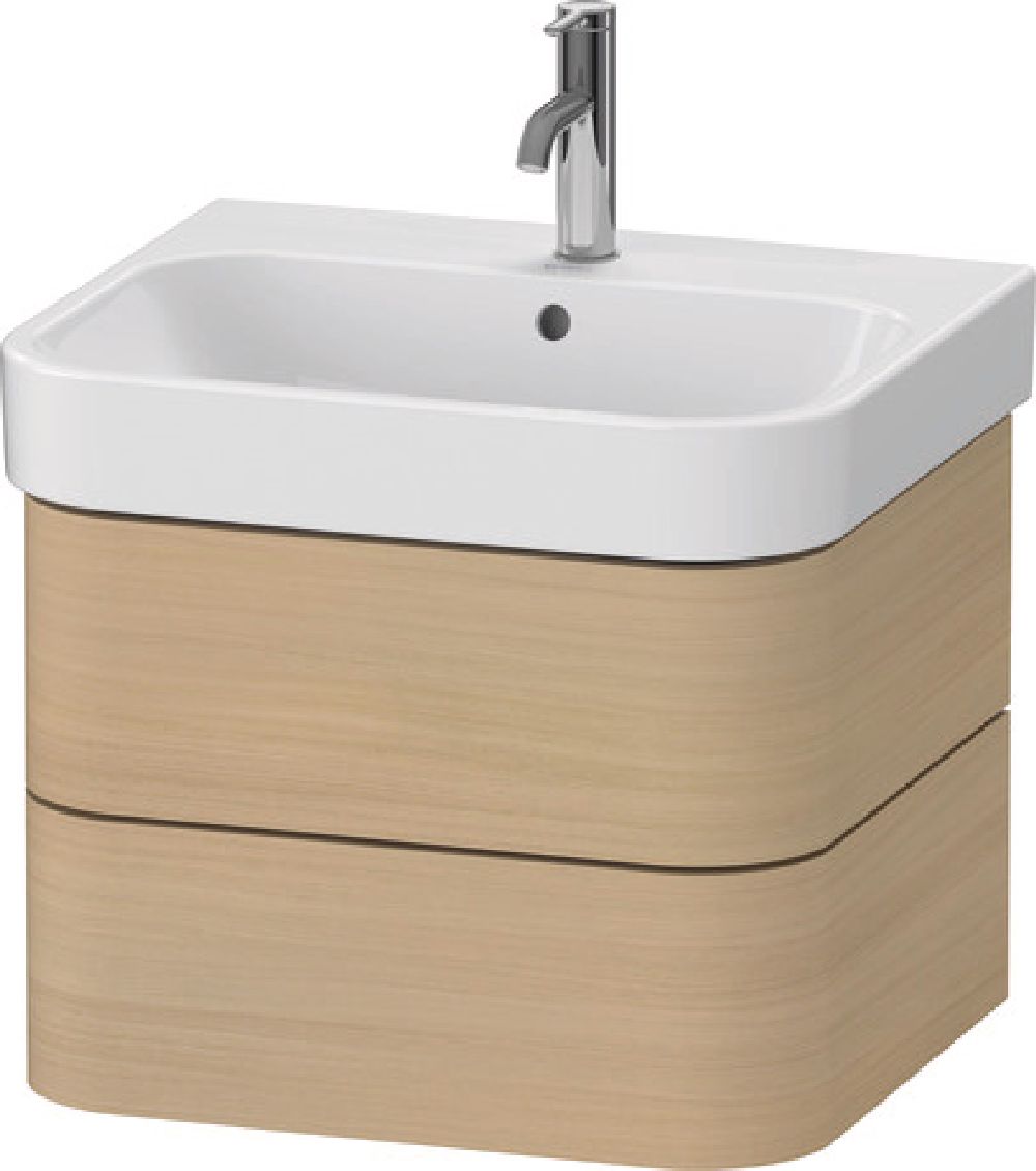Darmowa Dostawa - Szafka 57.5x47.5x41.5 cm podumywalkowa wisząca dąb Duravit Happy D.2 HP4385071710000