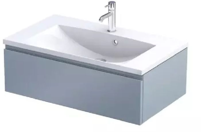 Darmowa Dostawa - Szafka 79.6x45.5x25 cm podumywalkowa wisząca niebieska Oristo Brylant OR36SD1S8016